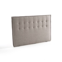 Кровать С изголовьем Missac 140 см серый LA REDOUTE INTERIEURS  фото, kupilegko.ru